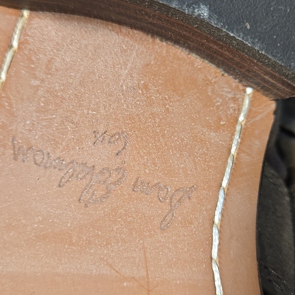 Sam Edelman Drea Studded Suede Tan Moto Boots Ladies 6.5 - Picture 5 of 10